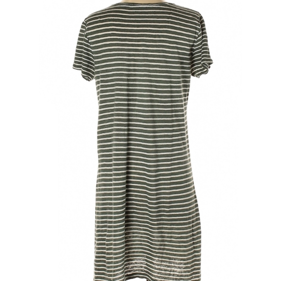 Eileen Fisher 100% Linen Striped Dress - Picture 2 of 2